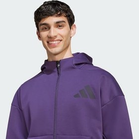 Resim adidas M Z.N.E. Fz Erkek Günlük Ceket JE7538 Siyah 