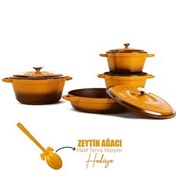 Resim Lava 4x New Heritage Serisi Turuncu Döküm Demir Tencere Seti LV S NHR 4X SET O 