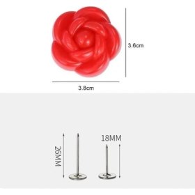 Resim Optana 8'li Gül Desenli Yorgan Battaniye Sabitleme Nevresim Kılıf Tutucu 