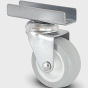 Resim Burak Beyaz 50 mm Çift Sıra Bilyalı U Tablalı Tekerlek (0516ZHG) 