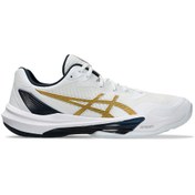 Resim Asics Sky Elite Ff 3 Erkek Voleybol Ayakkabısı 1051A080-104 Beyaz 