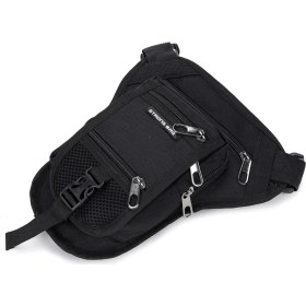 Resim St-06 Motorsiklet Kurye Bel Bacak Çantası Tabanca Bölmeli 