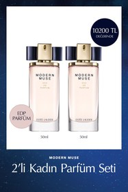 Resim Estee Lauder Modern Muse 2'li Kadın EDP Parfüm Seti (50ml+50ml) 