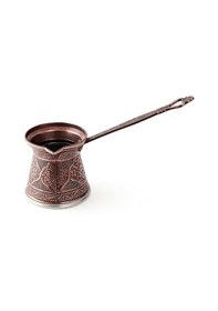 Resim Ayvalıı Metal Desenli Cezve No:4 - Kahverengi - 170 Ml Çok Renkli 