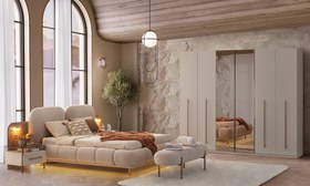 Resim Serenity Modern Yatak Odası Takımı - Olmasın / Olsun ( 2 Adet ) / Olmasın 