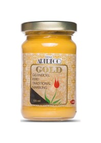 Resim Artdeco Gold Geleneksel Ebru Boyası 105Ml - 165 Oksit Sarı 