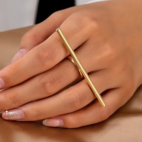 Resim 1 adet/takım Geometrik Minimalist Şık Yüzük 