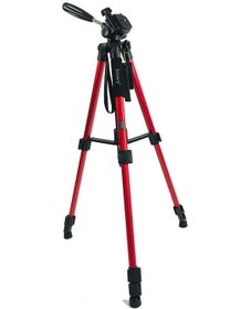 Resim Jmary KP2254 44 cm 3 Kademeli Profesyonel Tripod - ZORE-262645 Kırmızı 