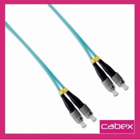Resim cabex - Om3 Fc-fc Dublex Fiber Optik Patchcord Multimode 2 Mt 