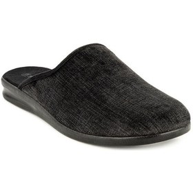 Resim Muya Robin Anatomik Taban Erkek Ev Terliği Siyah 