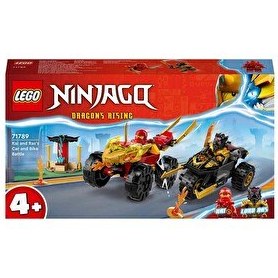 Resim LEGO Ninjago Kai Ve Ras'ın Araba Ve Motosiklet Savaşı 71789 