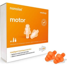Resim Nonoıse Moto Kulak Tıkacı Turuncu 