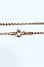 Resim Omar Silver Unisex Top Tırnak Makası 1,9 Mm Rose Gümüş Kolye Zincir Omr8005 