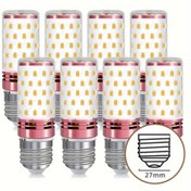 Resim 160W Ekvivalenti 2000LUMEN 6500K Soğuk Gündüz Beyazı 16W E27 Tabanlı Ayarlanamaz Tavan Fanı Aydınlatması için E27 LED Ampul Paketi 8'li 
