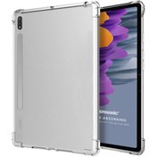 Resim Samsung Galaxy Tab S8 Plus X800 Kılıf Shock Absorbing Şeffaf Microsonic