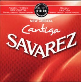 Resim Savarez 510cr Klasik Gitar Tel Seti - New Crystal Cantiga (normal Tension) | Yüksek Kaliteli Naylon 