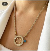 Resim Jhtshop Çelik Çeyrek Takılan Kolye 