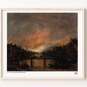 Resim Amsterdam'da Gece Yangını, Poster 
