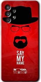 Resim MRCİLETİSİMmrc-172820 Say My Name Kılıf Kapak Hayalet Ekran Yandan Gözükmez Samsung Galaxy A52s ile uyumlu 