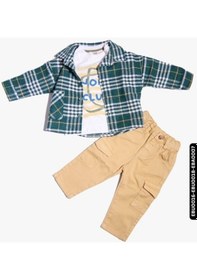 Resim Xo Kids Erkek Bebek Kargo Pantolon 6 - 24 Ay 20013 Bej 