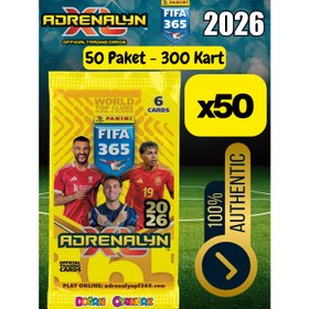 Resim Panini FIFA 365 Adrenalyn XL 2026 Trading Kart (50 Paket) - Futbolcu Kartları - Trading Oyuncu Kartı - Fifa Oyuncu Kartı 