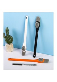 Resim Ördek Tasarımlı Silikon Tuvalet Ve İnce Pratik Detay Fırçası 