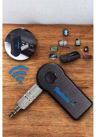 Resim Flzdgnkr Tüm Araçlara Uyumlu Aux Car Bluetooth Kablosuz Araç Bağlantı Kiti 