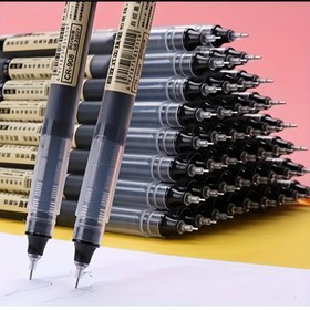 Resim 10 Adet Hızlı Kuruyan Tükenmez Kalem, 0.5mm İnce Uç, Plastik Malzeme, Karışık Renkler (Kırmızı, Siyah, Mavi) Ofis ve Okul Yazısı İçin, Profesyonel Yazı Kalemleri|İnce Uçlu Kalemler|Şeffaf Yapı, Yazı Kalemleri 