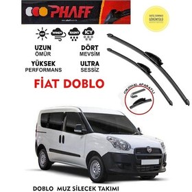 Resim Doblo Ön Muz Silecek Takımı 2006 Model Araca Özel Aparat 