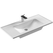 Resim Eca Serel Star 46x100 Cm Tezgah Etajerli Lavabo 3037txs110h 
