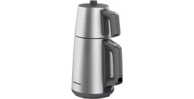Resim Grundig Paslanmaz Çelik Çay Makinesi 1,7 L, Pratik ve Şık Tasarım 