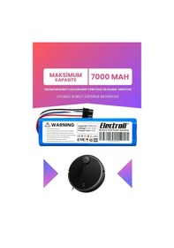 Resim Xiaomi Mi Robot Vacuum Mop 2 Pro Plus 3d Global Versiyon Batarya 7000mah Pil 