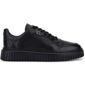 Resim Tamer Tanca Erkek Siyah Deri Sneakers & Spor Ayakkabı 352 23180 Erk Ayk Sk25-26 Sıyah Dr Siyah 