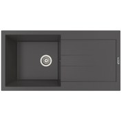 Resim Polex Cristal Lux Granit Eviye P x 1 Antrasit 
