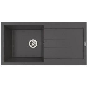 Resim Polex Cristal Lux Granit Eviye P x 1 Antrasit 