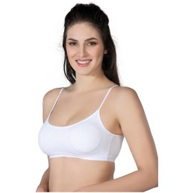 Resim Beyaz Mı Emay 1425 Modal Cotton Pedli Büstiyer Beyaz 