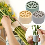 Resim 3'lü Set - Çok Yönlü Büyük Vazo Çiçek Düzenleme Aracı - Yeniden Kullanılabilir Spiral Buket Tutucu ve Kök Sabitleyici, Hafif Plastik Bitki Dikim Aracı, İç ve Dış Mekan Kullanımı İçin Uygun. 