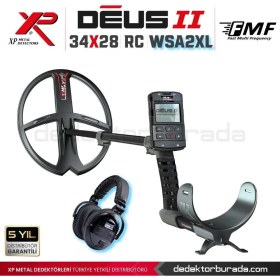 Resim XP Dedektör Deus 2 Dedektör - 34X28CM Fmf Başlık, Ana Kontrol Ünitesi, WSA2XL Kulaklık 