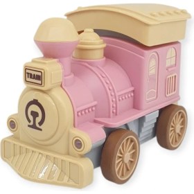Resim Oyuncak Tren Işıklı Sesli Bas Gitsin 14CM - Pembe - 8068A - 1 Adet 