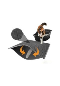 Resim Ganko Elekli Kedi Tuvalet Önü Paspası Kedi Kumu 