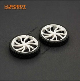 Resim Dfrobot 2 Adet Çifti N20 Abs Kauçuk Tekerlek 43X9 MM 