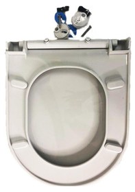 Resim Gala Slim Süvari Yavaş Kapanan Klozet Kapağı Amortisörlü Kapak 