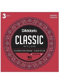 Resim D'addario Ej27n-3d Classics Serisi Klasik Gitar Tel Seti 4/4 Ölç 