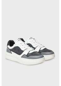 Resim Guess Erkek Ayakkabı Fmtwı2 Ell12 Coal Gri-beyaz Gri-beyaz 