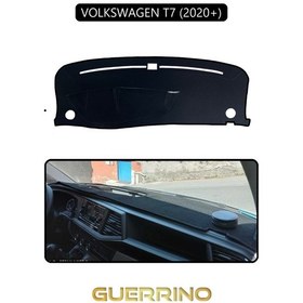 Resim Volkswagen T7 2020+ Torpido Koruma Halısı Siyah Kenar 