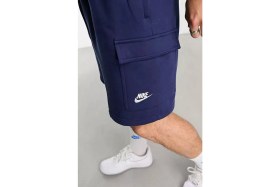 Resim Nike Sportswear Clup Fleece Erkek Lacivert Kargo Cepli Şort 