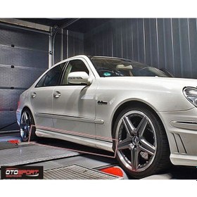 Resim Mercedes W211 E63 E65 Amg Marşpiyel Sağ Sol Takım Fiberglass Boyasız 