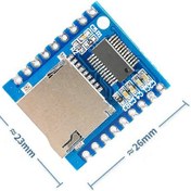 Resim XY-V17B MP3 Wav Ses Çalma Modülü Micro Sd 32Gb Hafıza FAT16 