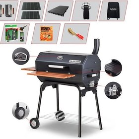 Resim Cg-075 Kömürlü Barbekü Mangal PREMIUM Paket FULL 