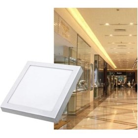 Resim 30w Sıva Üstü Kare Led Armatür Ct-5274 - Beyaz Işık - Cata -metal 